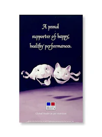 a poster that says a proud supporter of happy, healthy performance