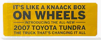 it's like a knuckle box on wheels toyota tundra