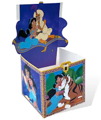 a box with a picture of jasmine and tiger