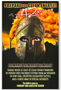 a poster with the words prepare for clean energy