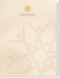 a white and beige cover with a silhouette of a man and a woman