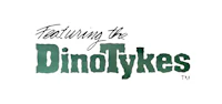 the logo featuring the dinotykes