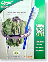 quest brush floss freshener