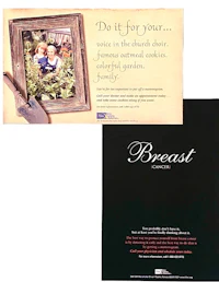 a poster with a picture of a woman and a picture of a woman