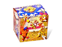 a box with a cartoon character on it