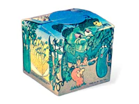 a box with a cartoon character on it
