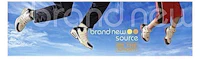 two people are jumping in the air with the words brandeau source